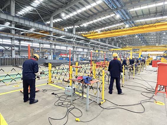 公司舉辦電焊工、電工技術(shù)比武